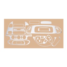 (cdi, 2000-2006) Накладки на панель (Meric) Алюминий для Mercedes Sprinter
