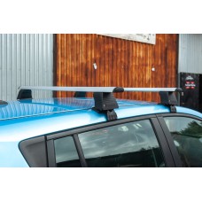 Автобагажник для гладкой крыши (хром, пара) для Nissan Leaf 2010-2017 гг