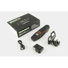 Аудиосистема велосипедная на руль   (влагостойкая, фонарик, рация, МР3/USB/SD/Bluetooth/FM-радио)   (mod:AV126-O)   NEO
